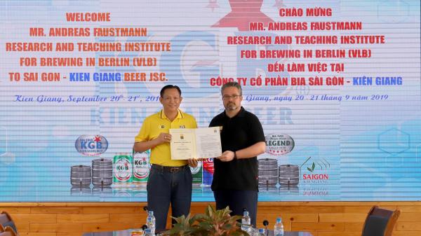 Kien Giang Brauerei aus Vietnam ist neues VLB-Mitglied