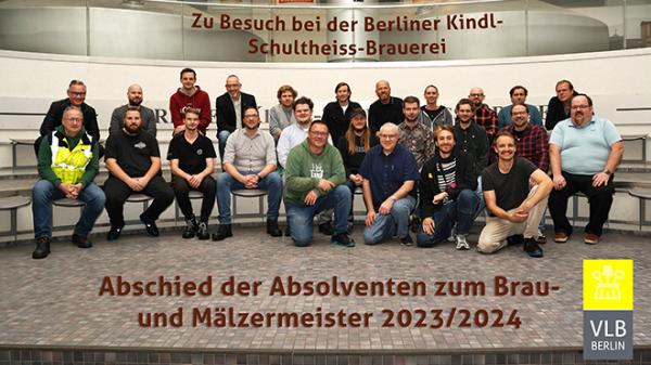VLB-Braumeisterkurs 2023/2024 abgeschlossen