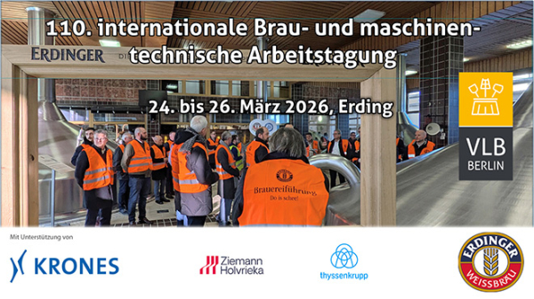 110. Brau- und maschinentechnische Arbeitstagung 2026 in Erding