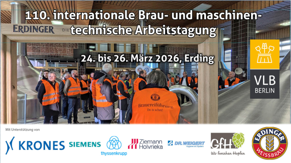 110. Brau- und maschinentechnische Arbeitstagung 2026 in Erding