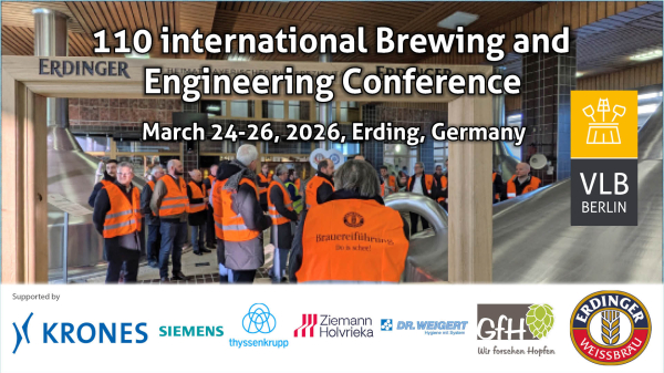 110 int Brewing and Engineering Conference 2026 in Erding