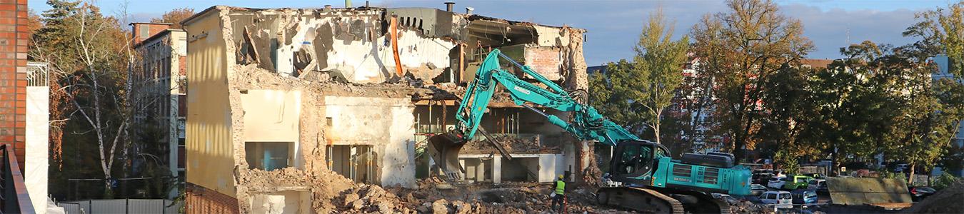 Demolition of the old VLB university brewery completed Demolition of the old VLB university brewery completed
