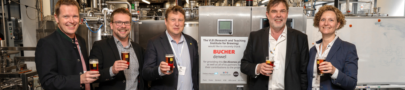 Neue Entalkoholisierungsanlage im VLB-Brauereitechnikum in Betrieb