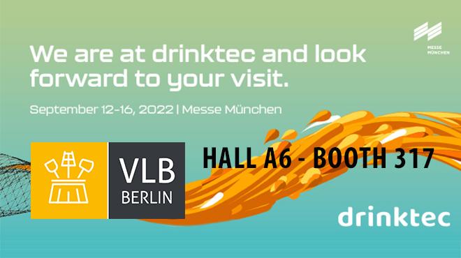 VLB booth drinktec: Hall A6, #317