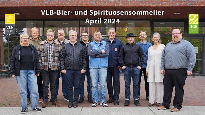 1. Kurs zum VLB-Bier- und Spirituosen-Sommelier abgeschlossen