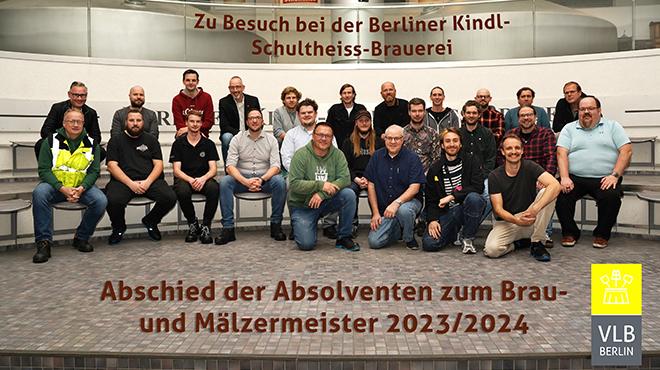 VLB-Braumeisterkurs 2023/2024 abgeschlossen