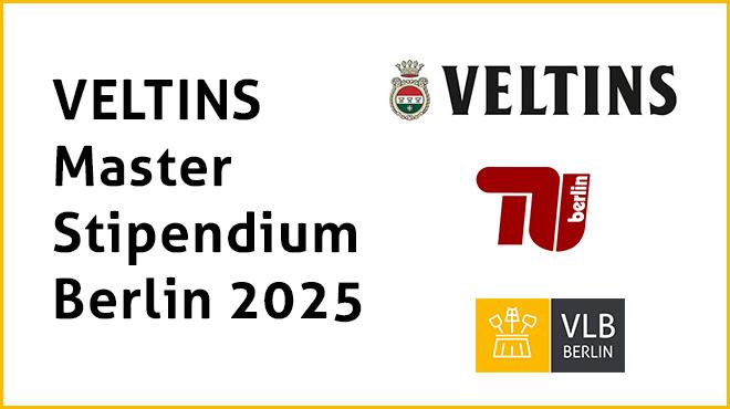 VELTINS-Master-Stipendium Berlin 2025
