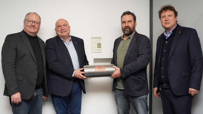 Grundstein des „VLB-Neubaus“ ist endlich angekommen